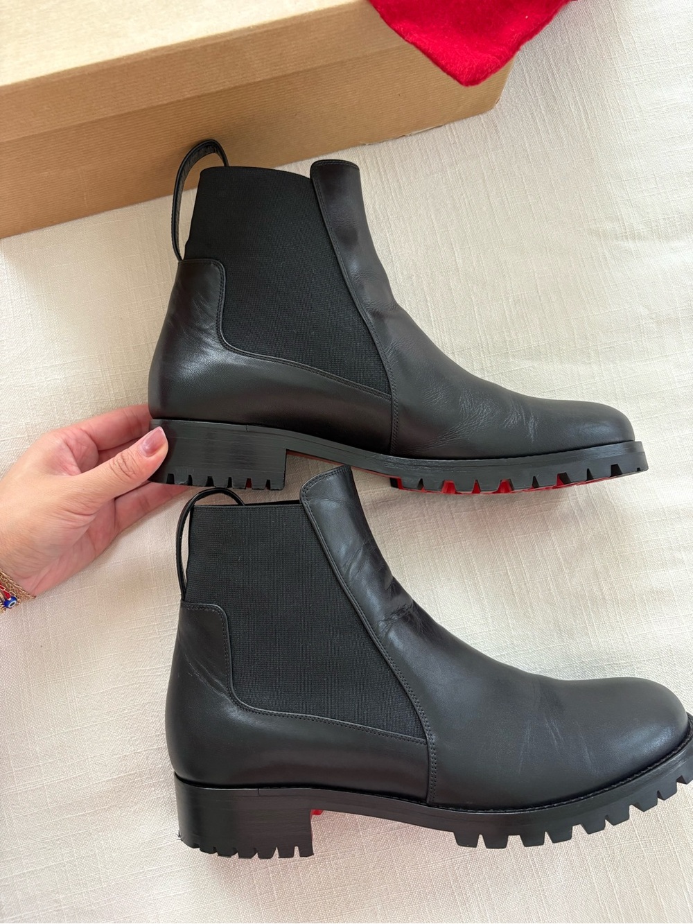 Christian Louboutin Marchacroche Flat Boots - Picture 3 of 14